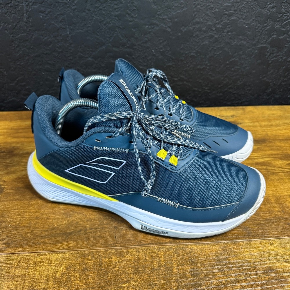 Babolat SFX Evo All Court 3A0S25A555 Blue Yellow Tennis Shoes Mens 8